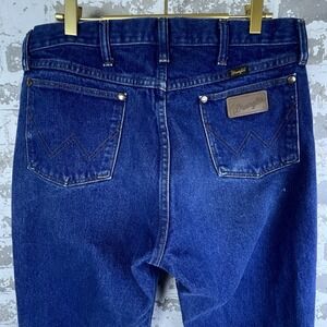 Wrangler Jeans Men's W32 L32 Indigo Blue Cowboy Cut Original Fit 13MWZ Pre Wash